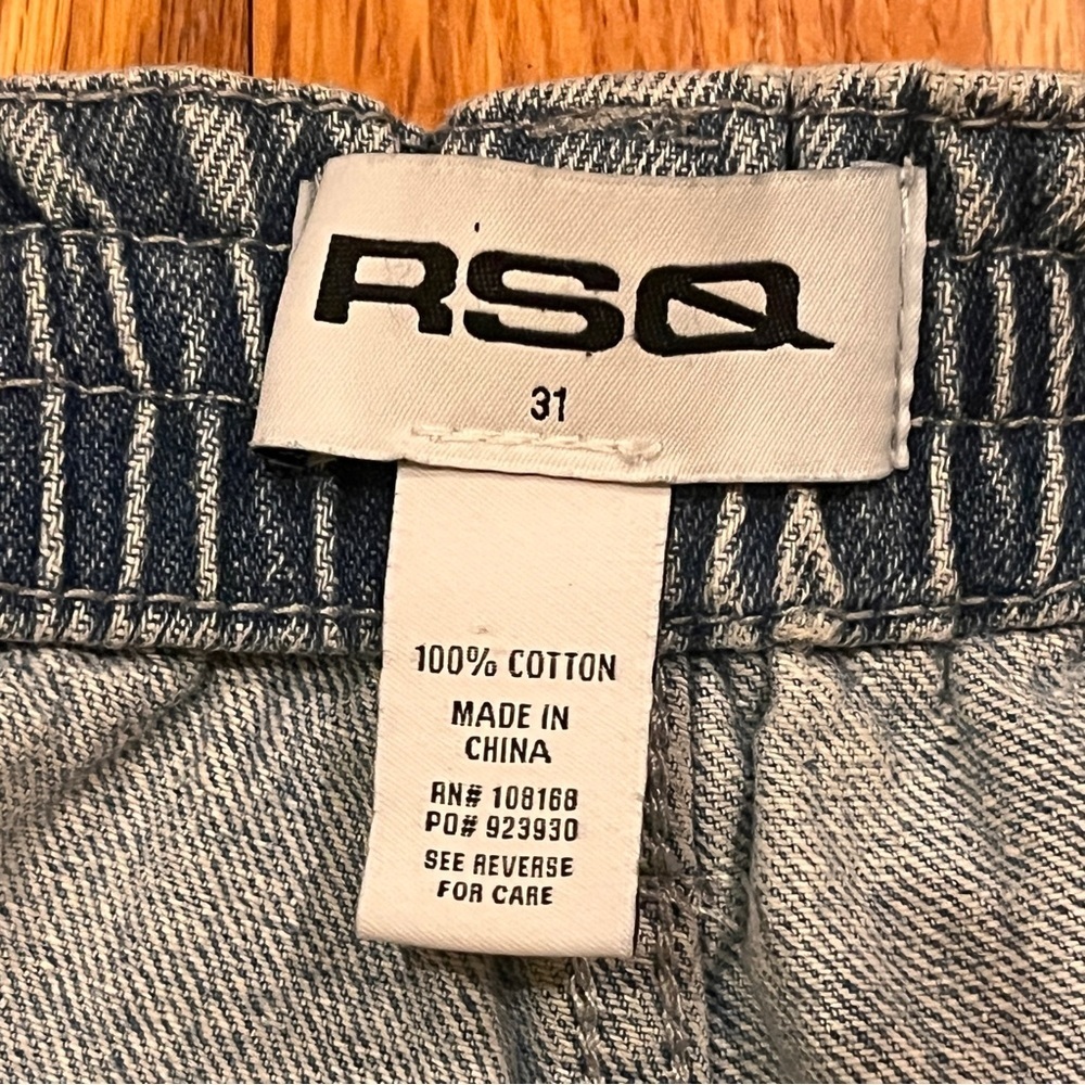 RSQ Jeans Cargo Baggy High Waist 31 - Picture 3 of 4